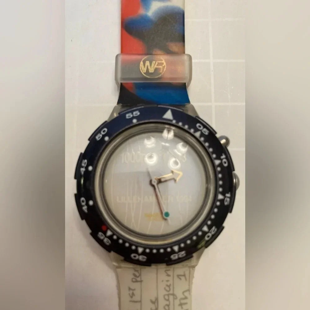 SWATCH Watch Vintage 1996 Atlanta Olympics Dan Jansen Limited Edition Unisex